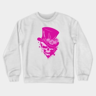 Pink Skull Art Crewneck Sweatshirt